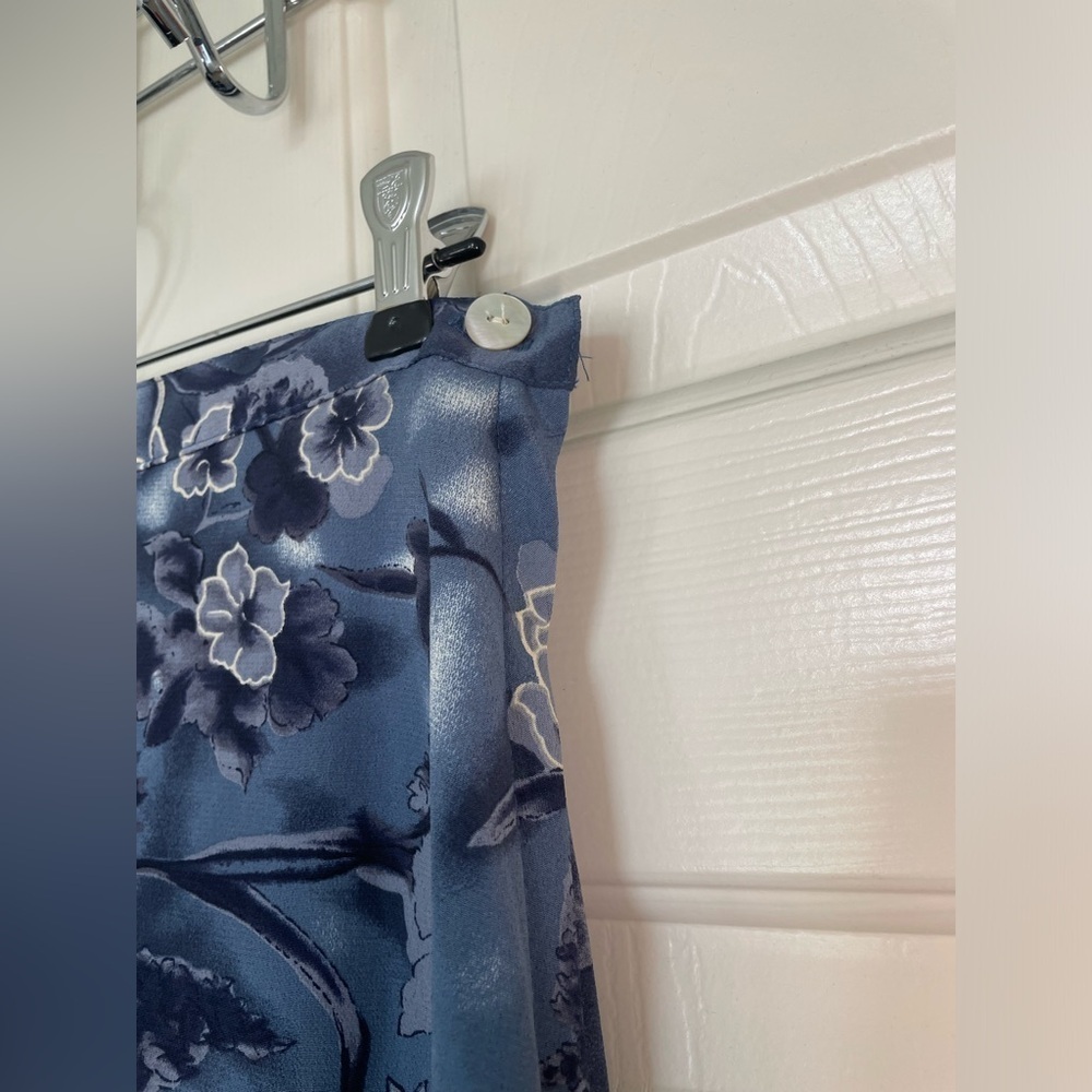 Vintage casual Corner Annex blue floral cottage core boho skirt | M - Picture 2 of 8